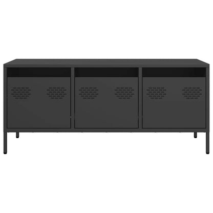 TV Cabinet Black 101.5x39x43.5 cm Cold-rolled Steel