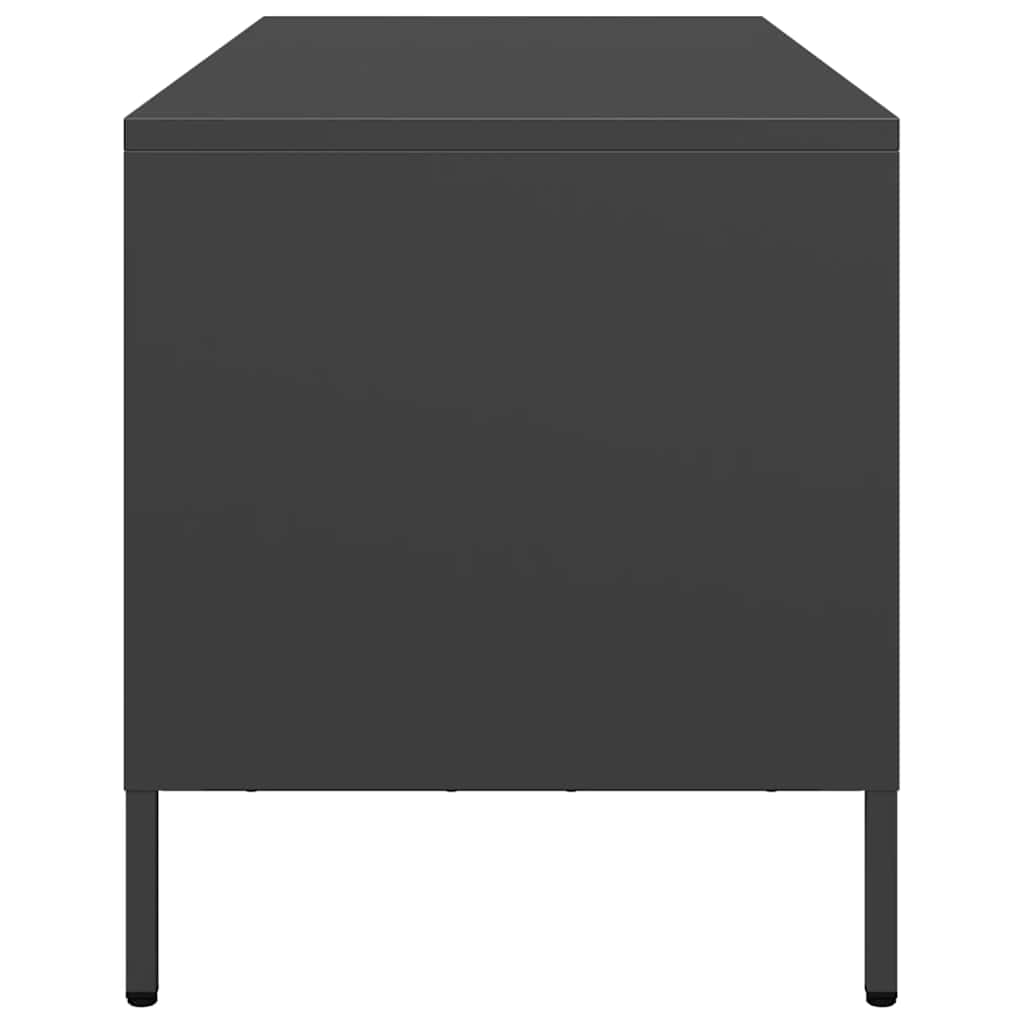 TV Cabinet Black 101.5x39x43.5 cm Cold-rolled Steel
