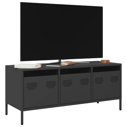 TV Cabinet Black 101.5x39x43.5 cm Cold-rolled Steel