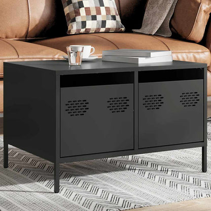 TV Cabinet Black 68x50x43.5 cm Cold-rolled Steel