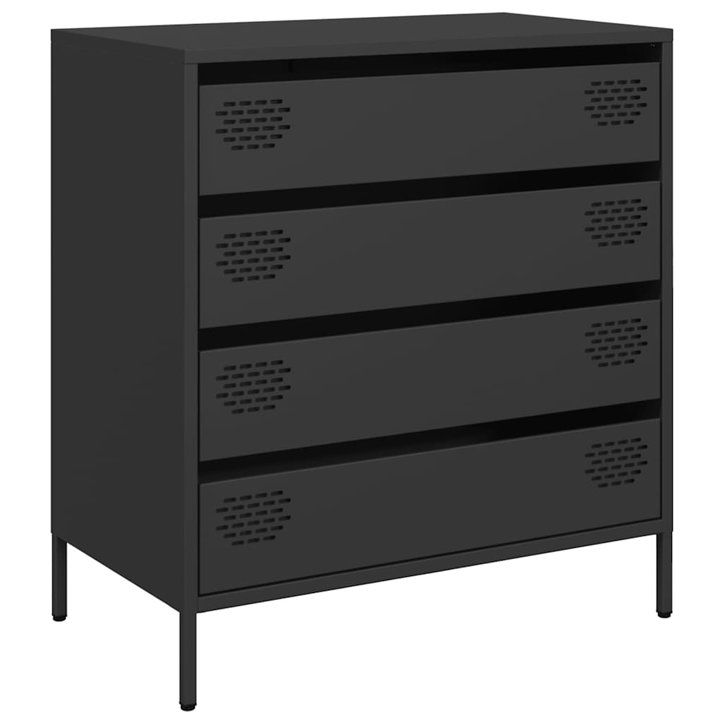 Sideboard Black 68x39x73.5 cm Cold-rolled Steel