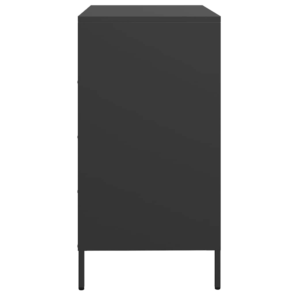 Sideboard Black 68x39x73.5 cm Cold-rolled Steel