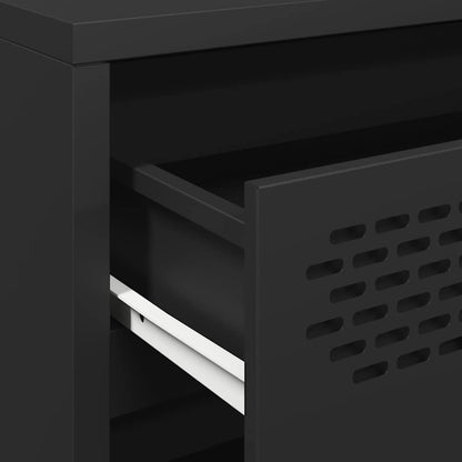 Sideboard Black 68x39x73.5 cm Cold-rolled Steel