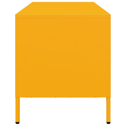 TV Cabinet Mustard Yellow 101.5x39x43.5 cm Cold-rolled Steel