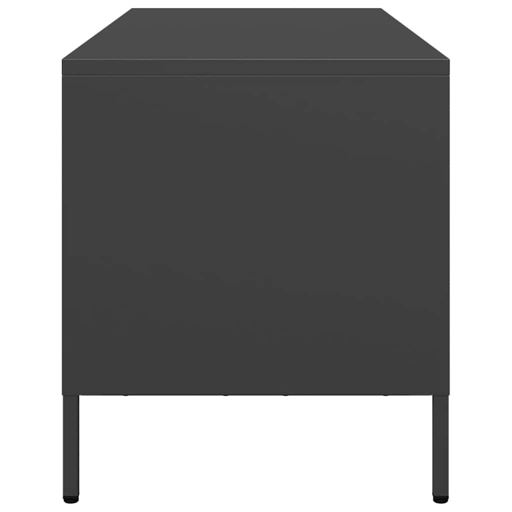 TV Cabinet Black 101.5x39x43.5 cm Cold-rolled Steel