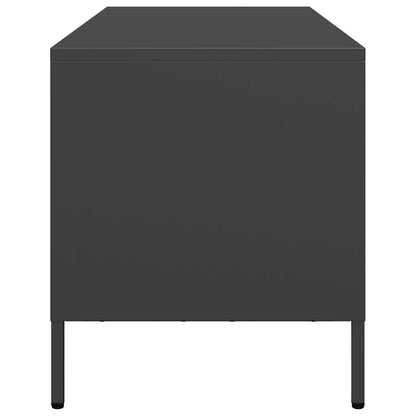 TV Cabinet Black 101.5x39x43.5 cm Cold-rolled Steel