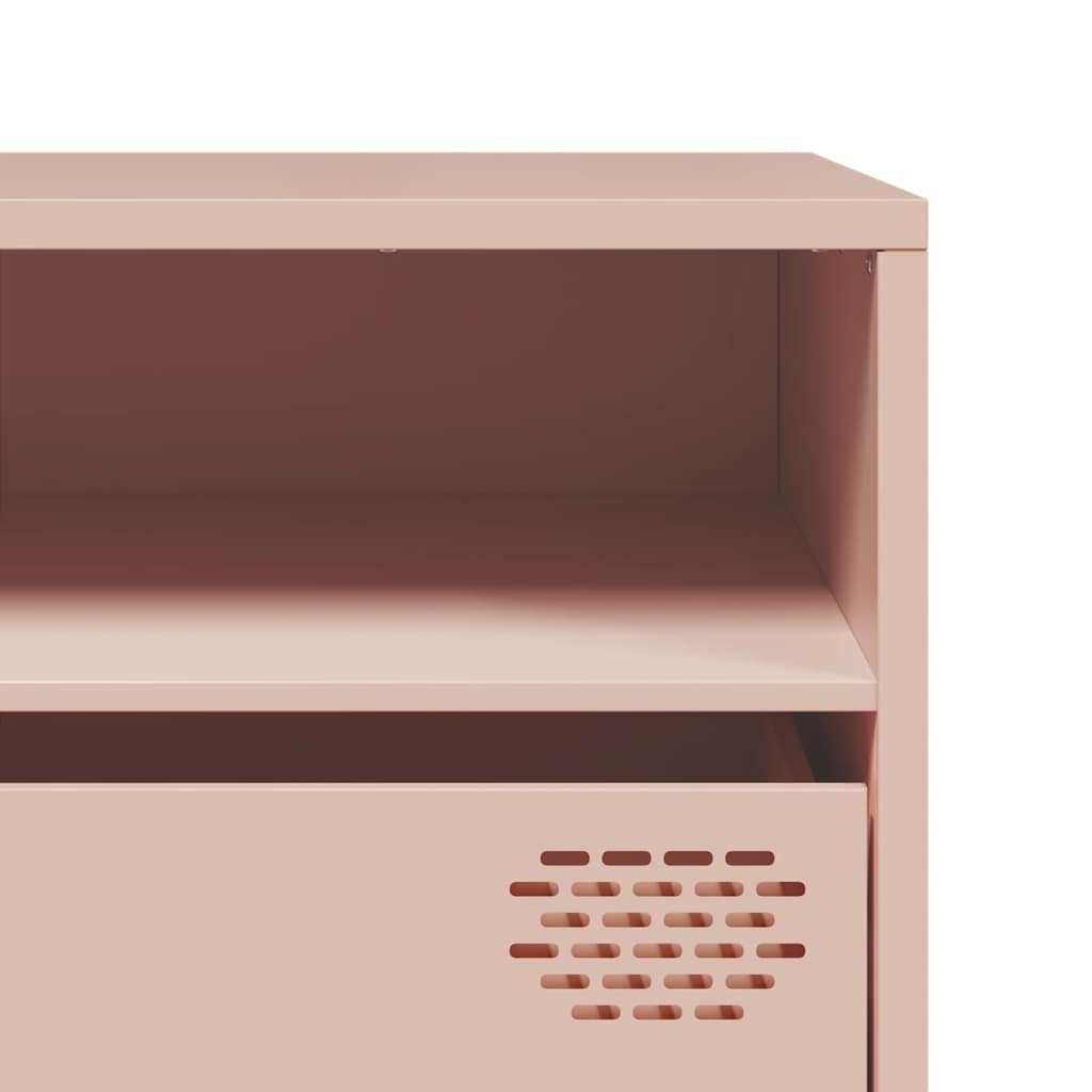 TV Cabinet Pink 202x39x43.5 cm Cold-rolled Steel