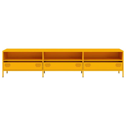 TV Cabinet Mustard Yellow 202x39x43,5 cm Cold-rolled Steel