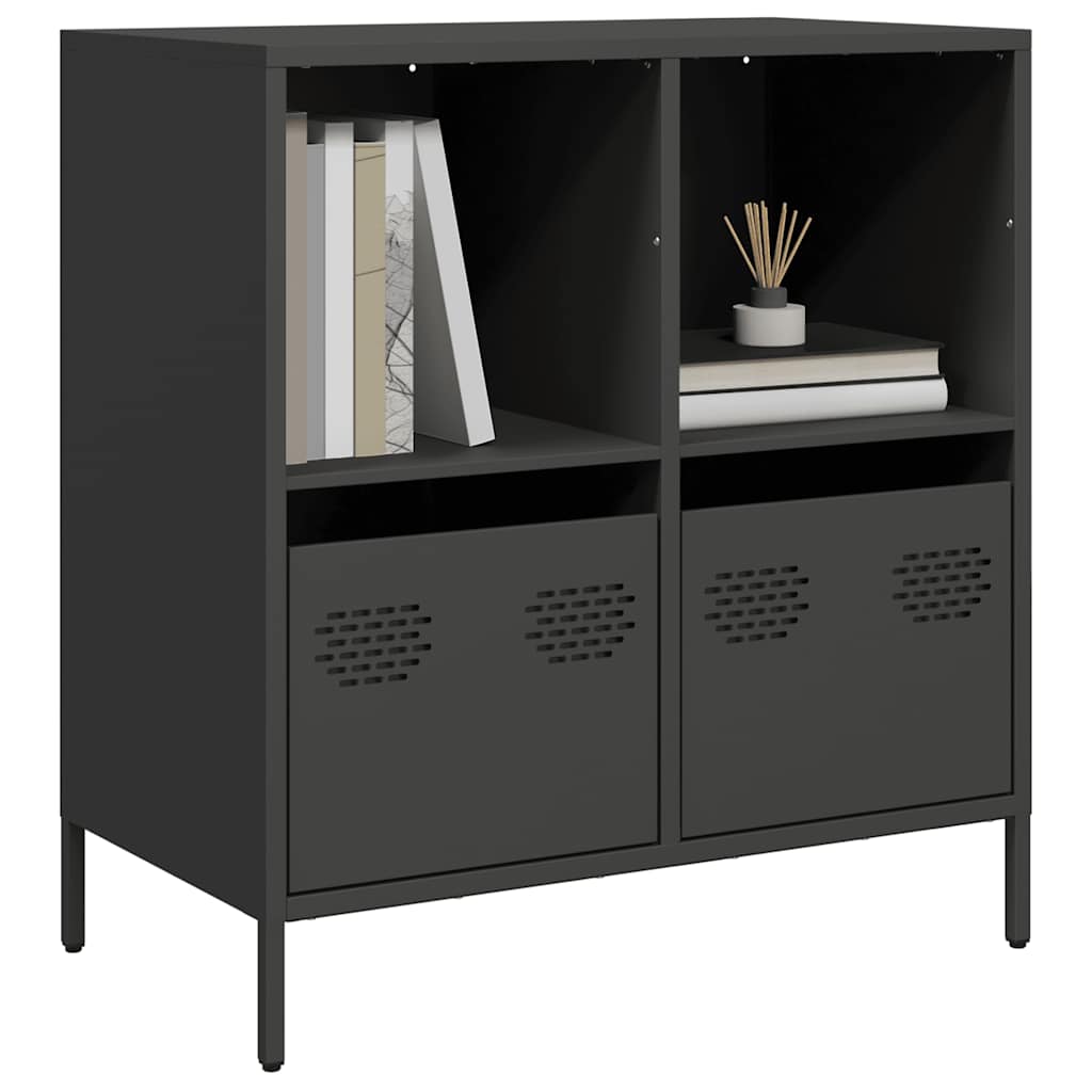 Sideboard Black 68x39x73.5 cm Cold-rolled Steel