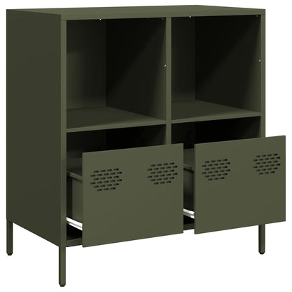Sideboard Olive Green 68x39x73.5 cm Cold-rolled Steel