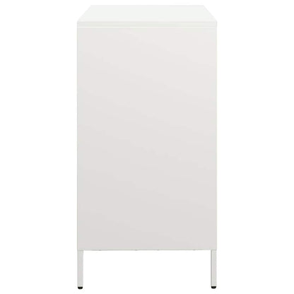 Sideboard White 68x39x73.5 cm Cold-rolled Steel