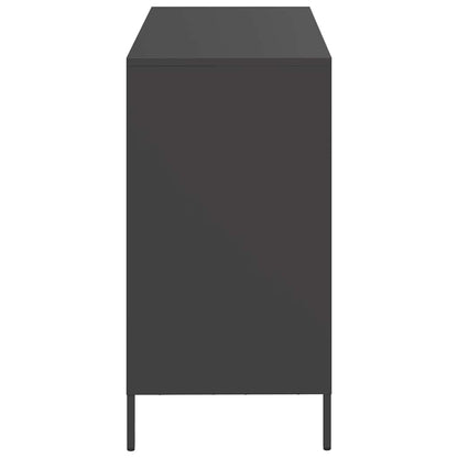 Sideboard Black 101.5x39x73.5 cm Cold-rolled Steel