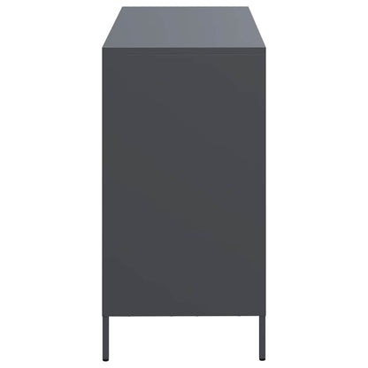 Sideboard Anthracite 101.5x39x73.5 cm Cold-rolled Steel