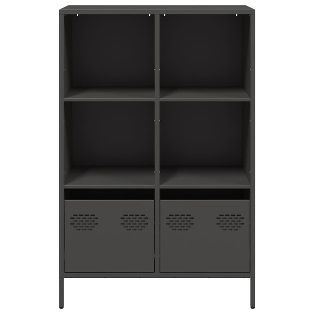 Highboard Black 68x39x103.5 cm Steel