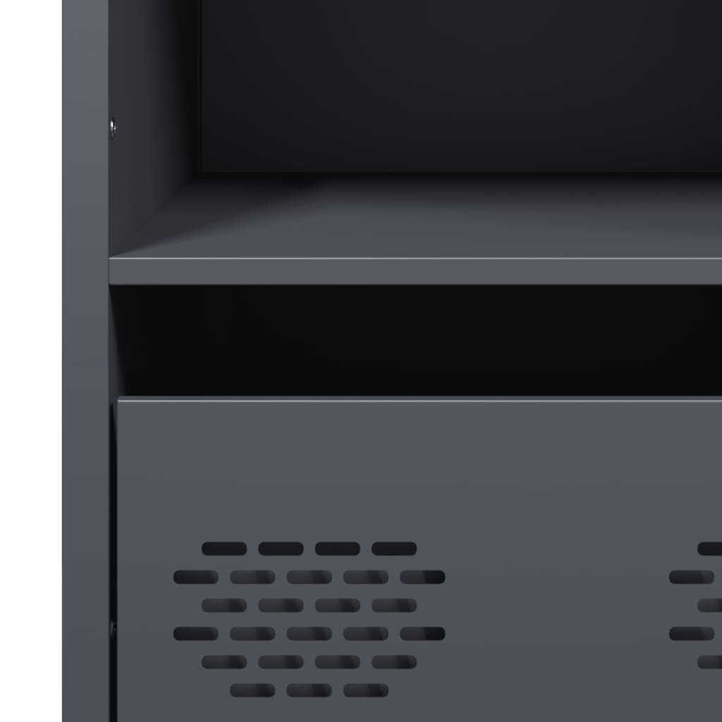 Highboard Anthracite 68x39x103.5 cm Steel