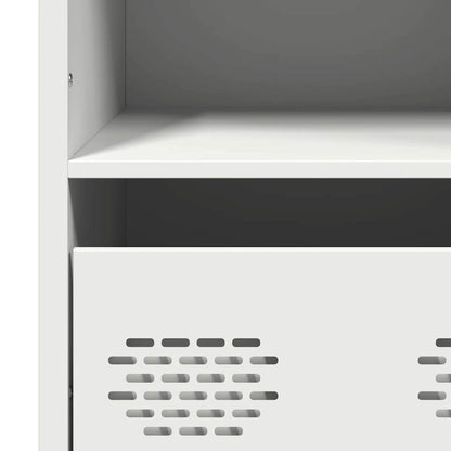 Highboard White 68x39x103.5 cm Steel