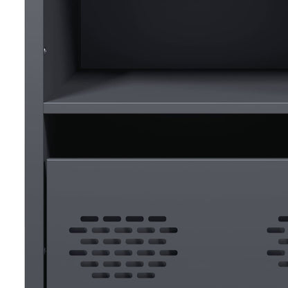 Highboard Anthracite 101.5x39x103.5 cm Steel