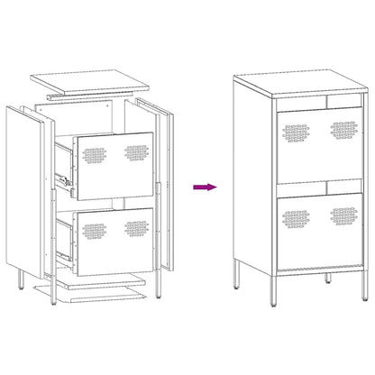 Sideboard Black 35x39x73.5 cm Cold-rolled Steel