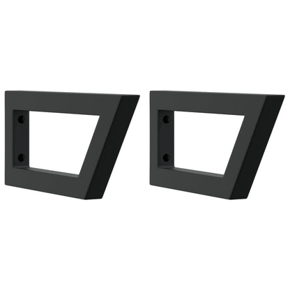 Basin Shelf Wall Mounted Steel and Solid Wood Oak