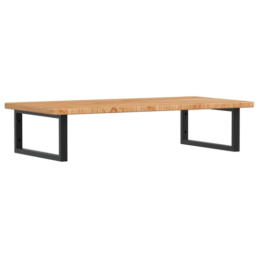 Basin Shelf | Light brown, Black | Solid oak wood | Large
