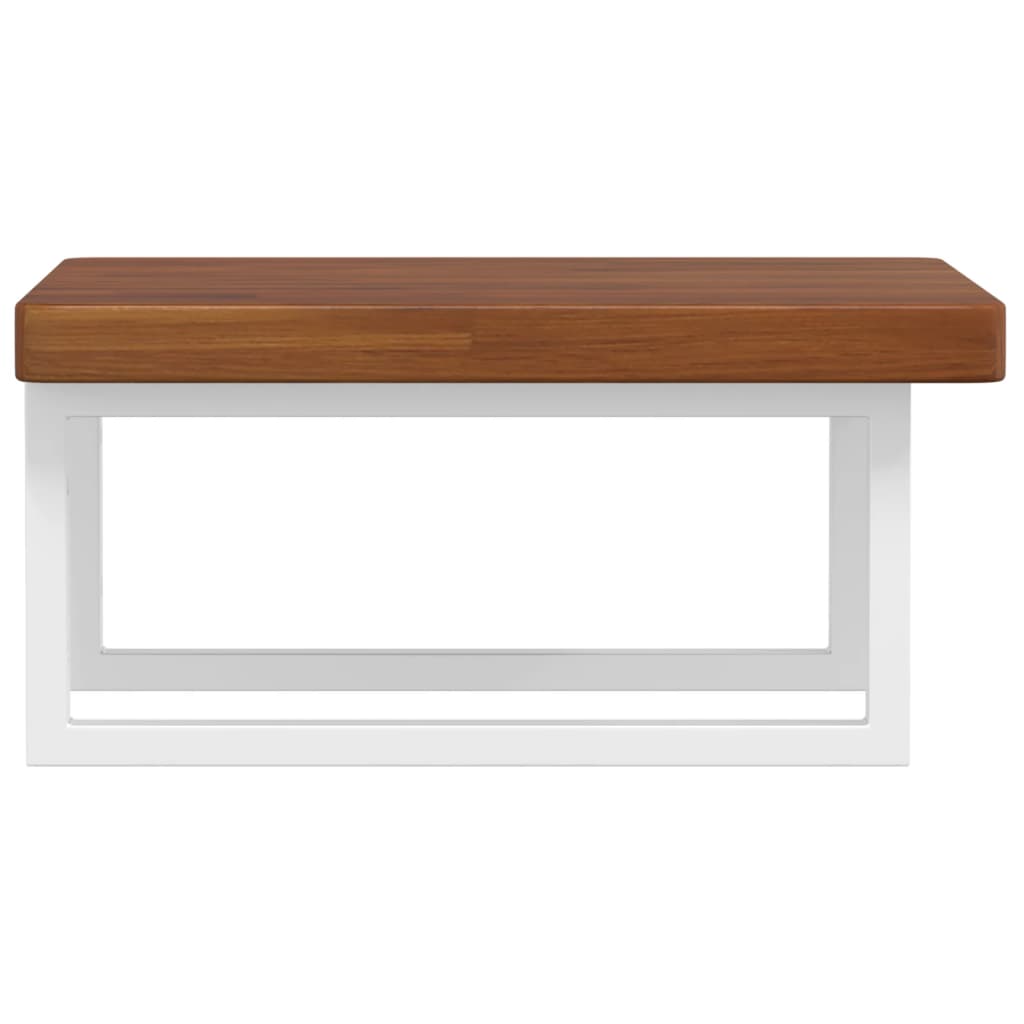 Basin Shelf | Dark brown and white | Solid oak wood, Steel | Standard