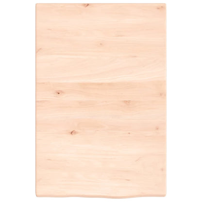 Basin Shelf Wall Mounted Steel and Solid Wood Oak