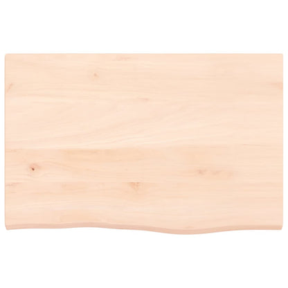 Basin Shelf Wall Mounted Steel and Solid Wood Oak