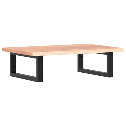 Basin Shelf Wall Mounted Steel and Solid Wood Oak