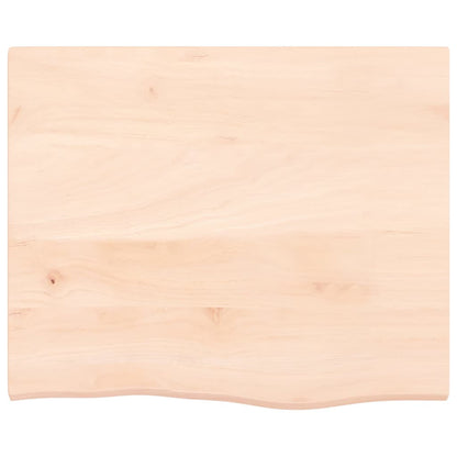 Basin Shelf Wall Mounted Steel and Solid Wood Oak