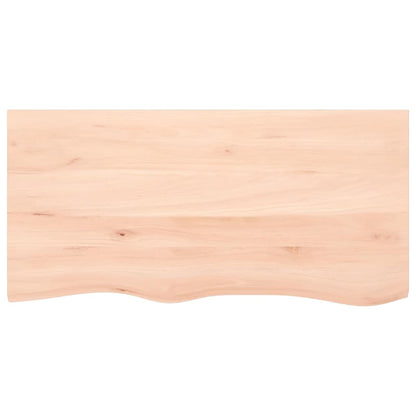 Basin Shelf Wall Mounted Steel and Solid Wood Oak