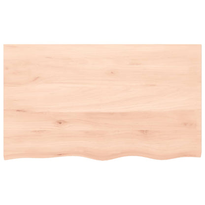 Basin Shelf Wall Mounted Steel and Solid Wood Oak