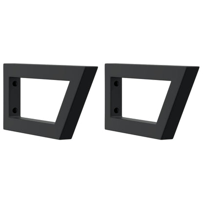 Basin Shelf Wall Mounted Steel and Solid Wood Acacia