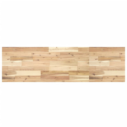 Basin Shelf Wall Mounted Steel and Solid Wood Acacia