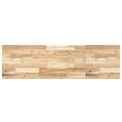 Basin Shelf Wall Mounted Steel and Solid Wood Acacia