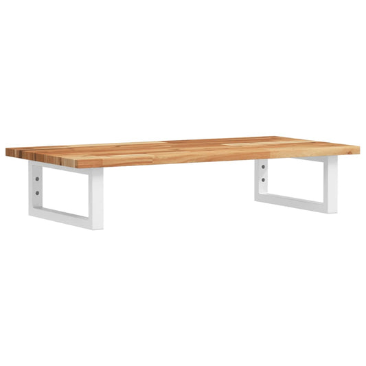 Basin Shelf Wall Mounted Steel and Solid Wood Acacia