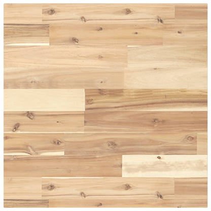 Basin Shelf Wall Mounted Steel and Solid Wood Acacia