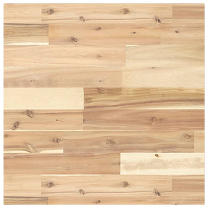 Basin Shelf Wall Mounted Steel and Solid Wood Acacia