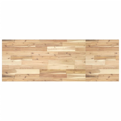 Basin Shelf Wall Mounted Steel and Solid Wood Acacia