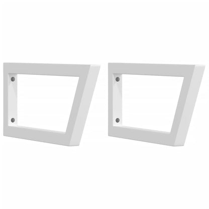 Basin Shelf Wall Mounted Steel and Solid Wood Acacia