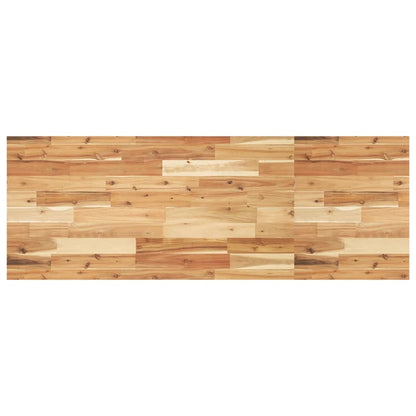 Basin Shelf Wall Mounted Steel and Solid Wood Acacia