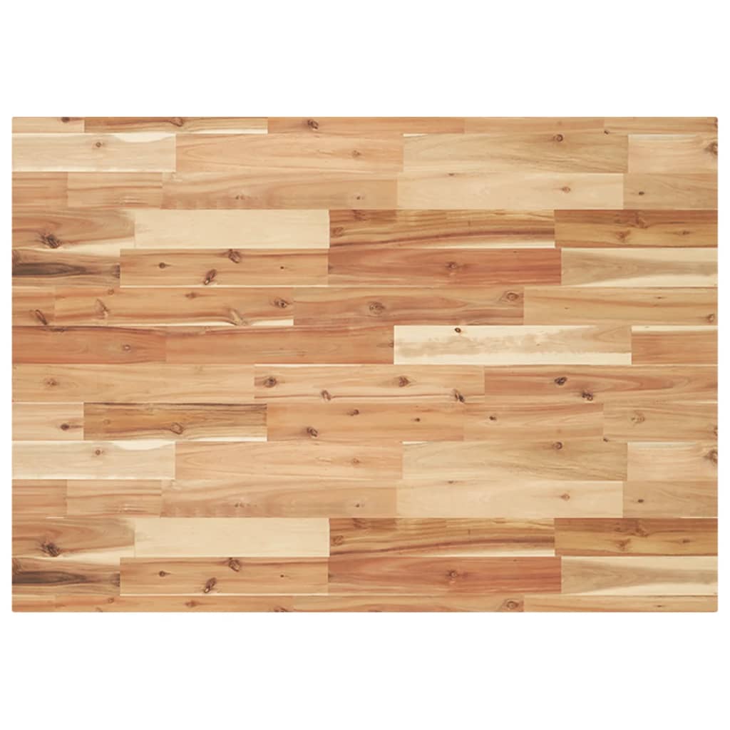 Basin Shelf Wall Mounted Steel and Solid Wood Acacia