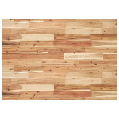 Basin Shelf Wall Mounted Steel and Solid Wood Acacia