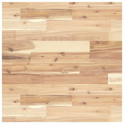 Basin Shelf Wall Mounted Steel and Solid Wood Acacia