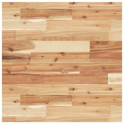 Basin Shelf Wall Mounted Steel and Solid Wood Acacia