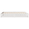 Bed Frame without Mattress White 140x200 cm Solid Wood Pine