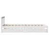 Bed Frame without Mattress White 90x200 cm Solid Wood Pine