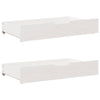 Bed Frame without Mattress White 90x200 cm Solid Wood Pine