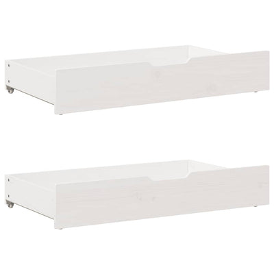 Bed Frame without Mattress White 90x200 cm Solid Wood Pine