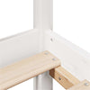 Bed Frame without Mattress White 200x200 cm Solid Wood Pine