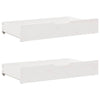 Bed Frame without Mattress White 200x200 cm Solid Wood Pine